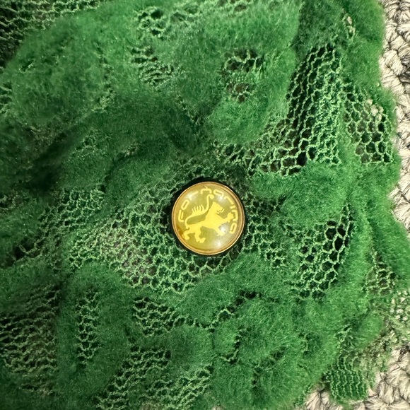 Fornarina Green Lace Long Sleeve Top - Picture 4 of 8